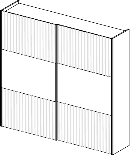 New York armoire - New York, <p>2 portes coulissantes</p>
