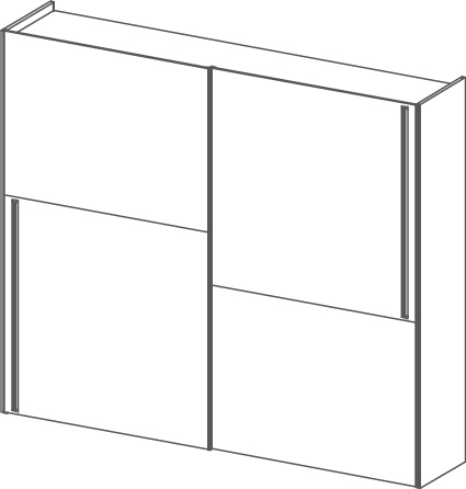 Simply armoire - Simply 301, <p>2 portes coulissantes</p>
