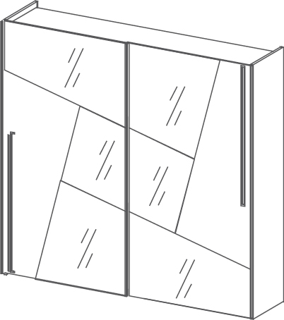 Twist armoire - Twist 273, <p>2 portes coulissantes</p>
