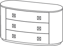 Groupes Duse - Duse, <p>commode</p>
