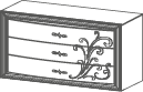 Groupes Kelly sans pied - Kelly, <p>commode</p>
