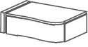 Like suspendu groupes - Like, <p>table de chevet gauche
	<br>sans verre / suspendu</p>
