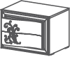 Groupes Maya sans pieds - Maya, <p>table de chevet droit
	<br>sans pieds</p>
