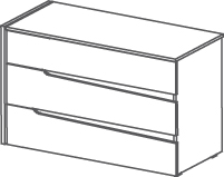 Groupes Time - Time, <p>Commode
	<br>sans verre</p>
